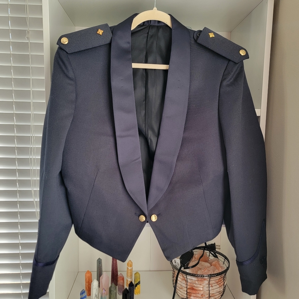 Navy Military Style Formal Jacket #3048
